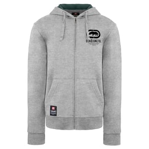 Ecko Unltd. Chaqueta de pista gris para hombre de cornisa