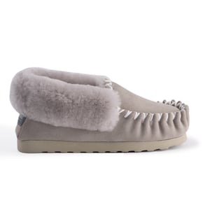 Aus Wooli Australia Mocasín de piel de oveja cosido a mano para mujer