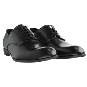 Emporio Armani zapatos negros para hombres formales