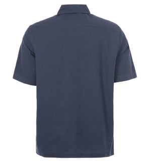 Camisa Oxford con detalle de bolsillo en azul marino francés de Fred Perry