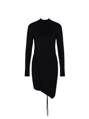 La Haine Inside Us Vestido Asymetryczna de mujer negro