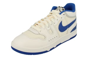 Zapatillas Nike Attack Con Detalles Azules Y Blancas