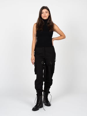 La Haine Inside Us Pantalones Cargo de mujer negro