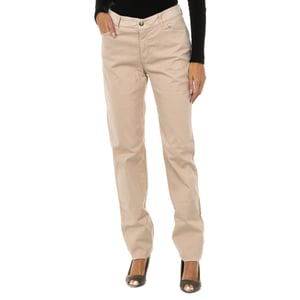 Pantalones largos de tejido elástico regular fit 6Y5J18-5N0RZ mujer