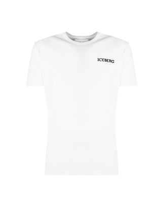 Iceberg T-Shirt del hombre Blanco