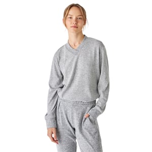 Pijama manga larga cuello en pico JJBEP1903 mujer