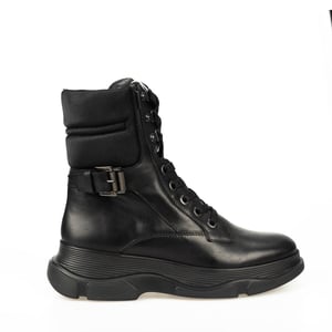 Geox Botines Macaone de mujer negro