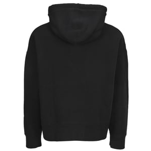 Palm Angels sudadera con capucha negra con logo y estrellas bordadas