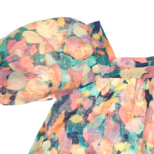 Vestido de flores manga corta 601084 niñas