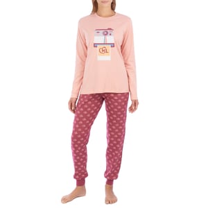 Pijama de invierno manga larga KLP1 mujer