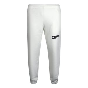 Off-White Pantalones deportivos blancos con logo y cinta Airport
