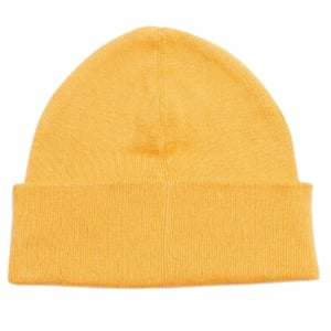 Gorro amarillo Golden Hour con logotipo gráfico de Fred Perry