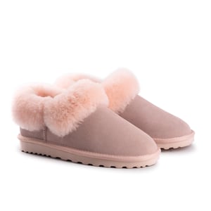 Aus Wooli Pantuflas tobilleras tradicionales unisex de lana de oveja