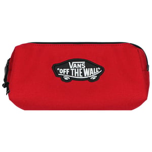 Vans fuera de la pared logotipo de la bolsa de lápiz rojo
