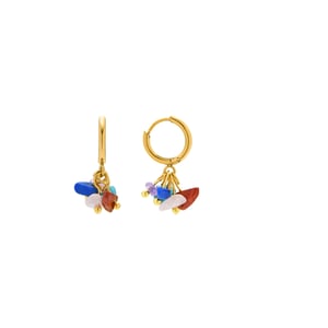 Pendientes Luxenter Sasin acabado oro 18k