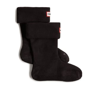 Calcetines para botas Hunter Recycled Kids Black Fleece Black