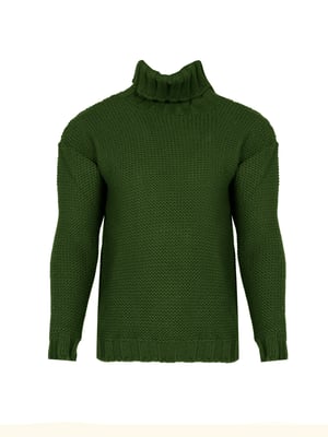 La Haine Inside Us Suéter Turtleneck del hombre verde