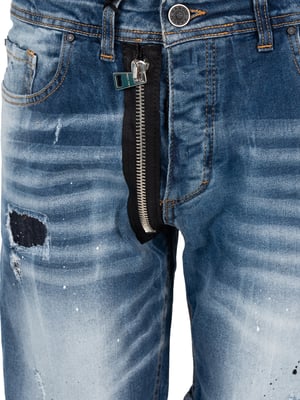 Xagon Bermudas Denim shorts del hombre azul