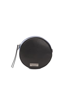 Bolso Cruzado de Cuero Negro Donatella para Mujer Pompei
