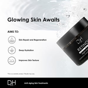 Dr H Retinol Hidratante de Noche Antiedad 60ml
