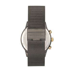 Reloj de cronógrafo con pulsera de malla Breed Espinosa con fecha