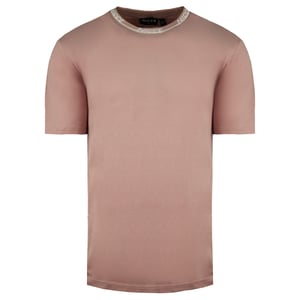 Nicce Crew Neck manga corta Hombres rosa EtO Camiseta llaza 211 1 09 08 0339