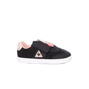Le Coq Sportif Tacleone Animal Face Kids Black Trainers
