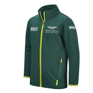 Aston Martin F1 Equipo oficial para niños chaqueta verde softshell