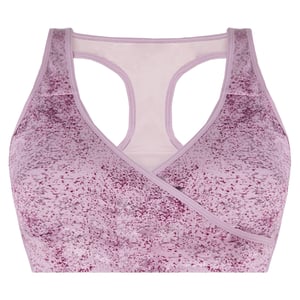 Gymsshark tiza para mujer Malow Purple Sports sujetador