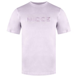 Nicce Camiseta de algodón de algodón de algodón de algodón de color rosa claro 0034 K002 0743