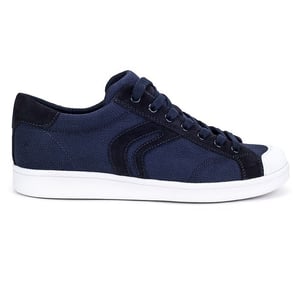 Geox Warrens Mens Entrenadores de la Marina