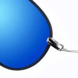 Gafas de sol de metal con forma redonda Grazy mujer