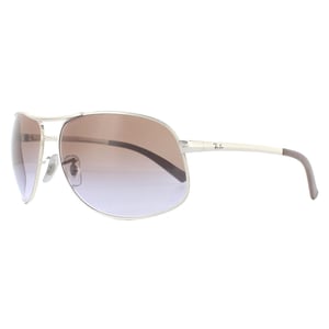 Gafas de sol Ray-Ban RB3387 003/68 Gradiente Marrón Plateado