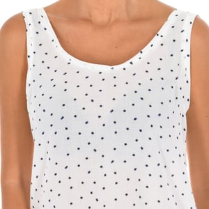 Blusa sin mangas con escote en V para mujer C5022
