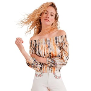 Camisa Naranja para Mujer Desigual