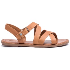 Toms sicilia sandalias de mujer marrón
