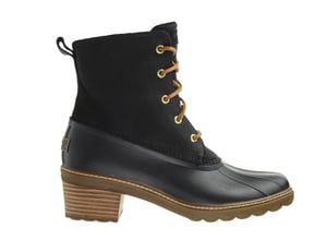 Zapatos de mujer negros para mujer de tacón de agua salada