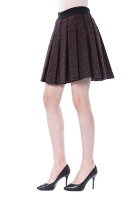 Falda de algodón marrón BYBLOS para mujer