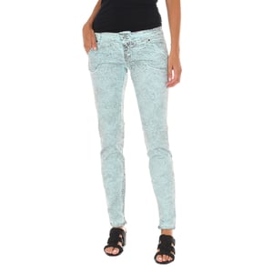 Pantalon Largo con bajos con corte estrecho 70DBF0585-R216 mujer