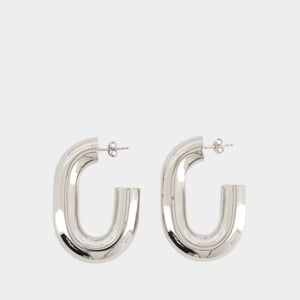 Boucles D'oreilles Xl Link - Paco Rabanne - Latón - Plateado