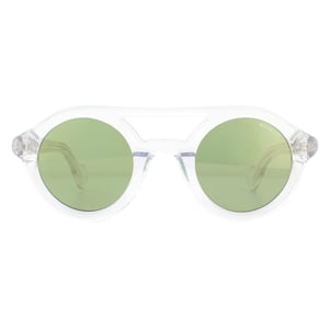 Moncler gafas de sol ML0014 27Q Crystal Green Mirror