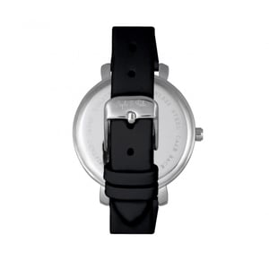 Reloj Sophie & Freda Key West con correa de cuero y cristales Swarovski