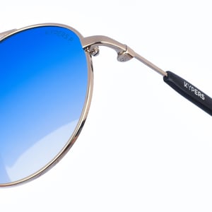 Gafas de sol de metal con forma ovalada ZOE unisex