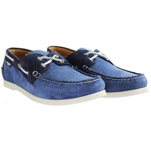 Hackett Boat Shoes azules para hombres