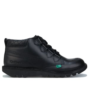 Patadas Mid Quilt Womens Black Boots