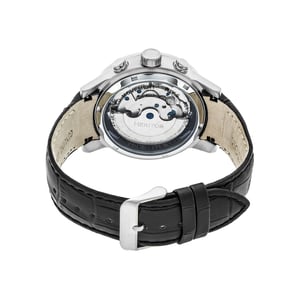 Reloj automático Heritor Hannibal semiesqueleto con correa de cuero