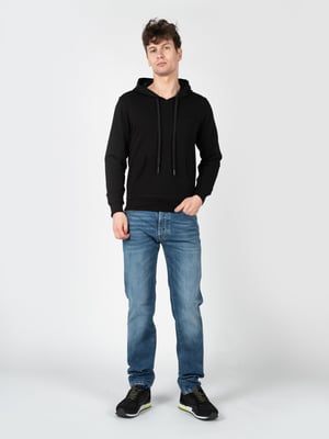 Iceberg Sudadera Hoodie del hombre negro