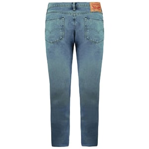 Jeans azul claro para hombre de la pierna delgada de Levi Fit