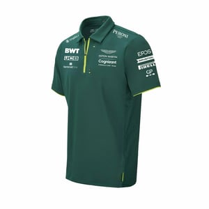 Aston Martin Cognizant F1 Equipo oficial para hombre Polo verde