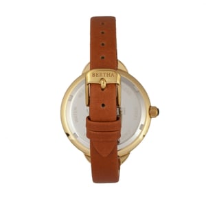Reloj Bertha Madison con esfera Sunray y correa de cuero